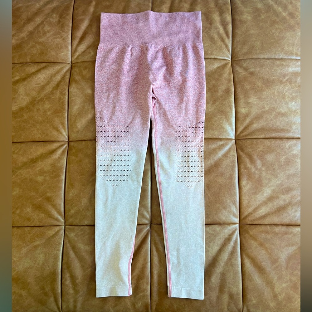 Halara ombre pink butt lifting leggings